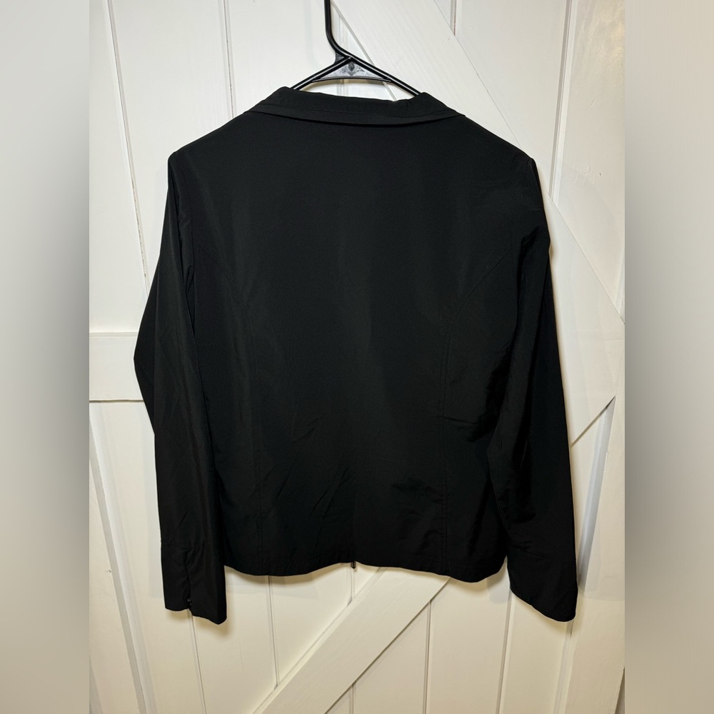 SPORT HALEY WOMEN’S FULL ZIP BLACK GOLF JACKET COAT SIZE S - Picture 2 of 5